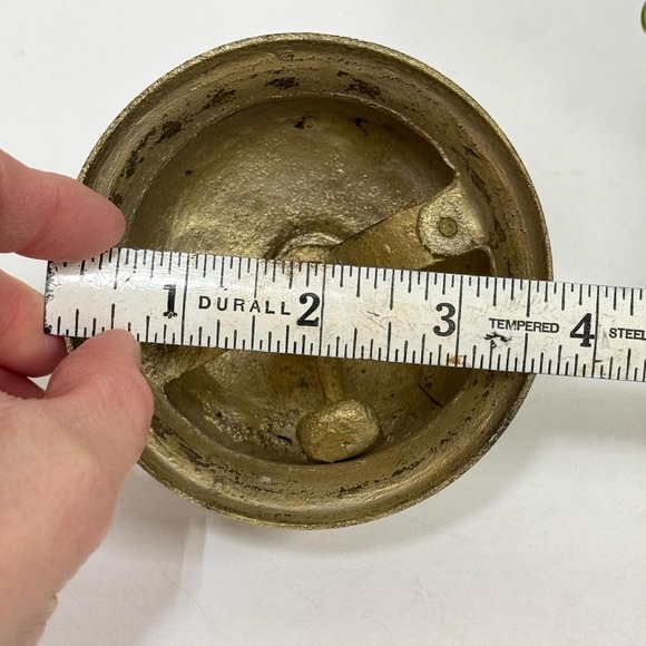 Vintage Brass Store Bell: Decorative Countertop Concierge Bell - Picture 6 of 6